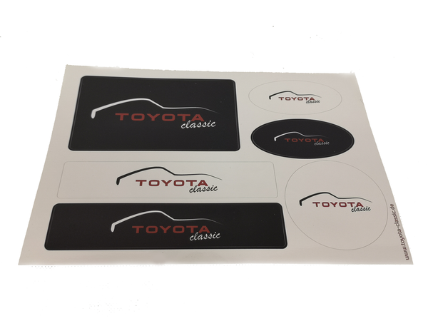 Toyota Classic Sticker Set
