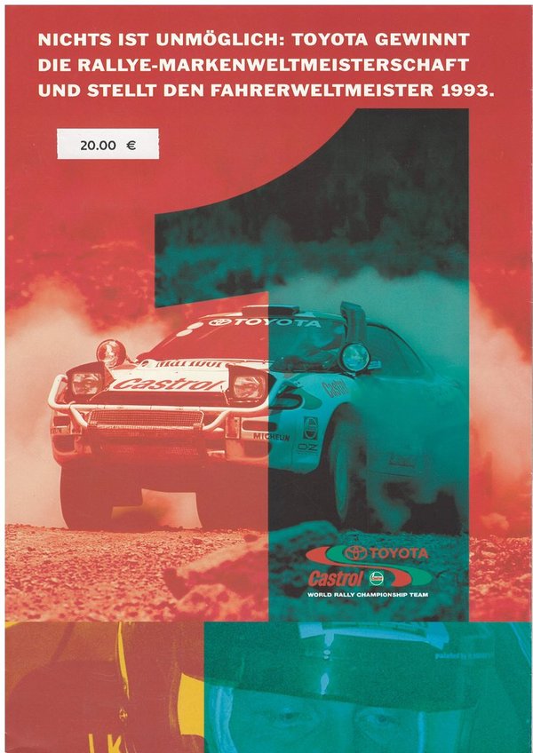 Celica T18 Rallye Prospekt (11/1993)
