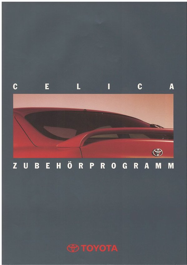 Celica T20 Accessories Brochue (02/1994)