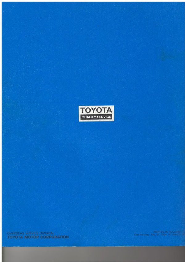 7A-FE Motor Werkstatthandbuch (11/1992)