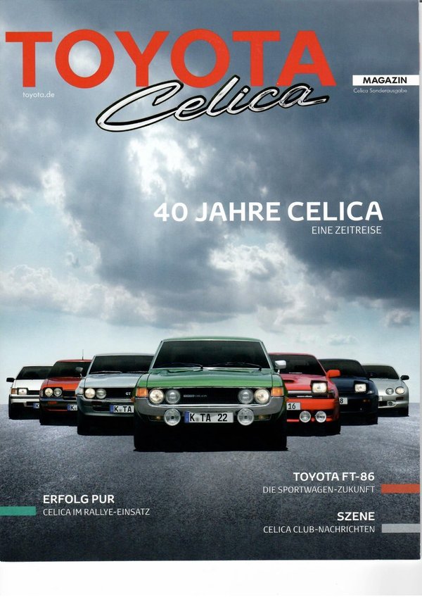 Toyota Celica - 40 Jahre Magazin