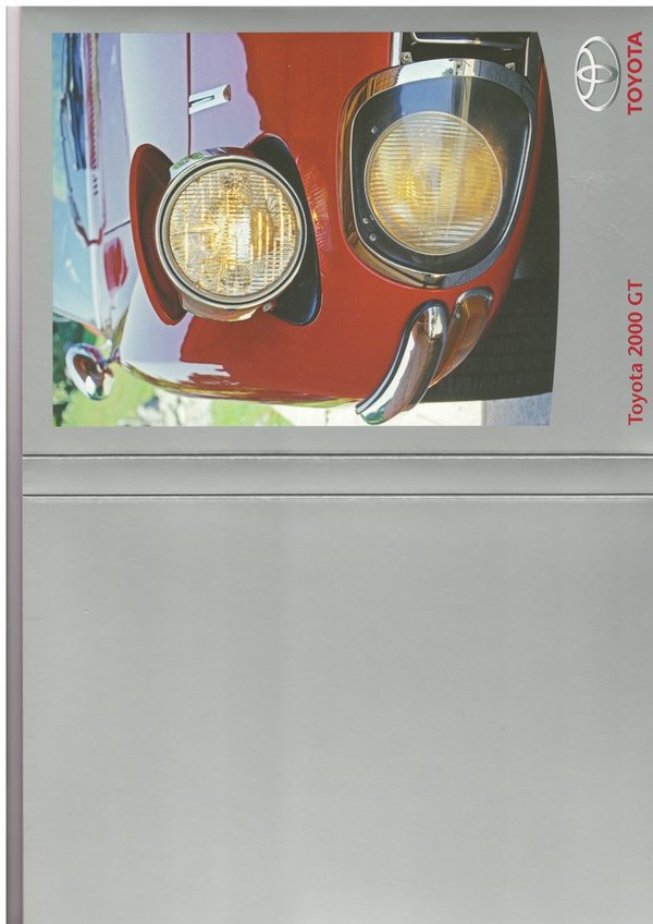 Toyota 2000GT - Pressemappe
