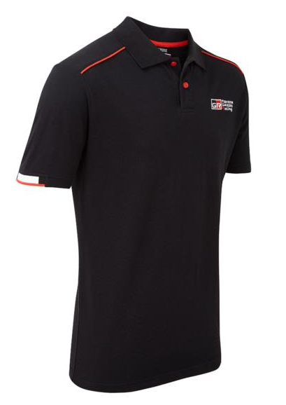 TOYOTA GAZOO Racing Men's Lifestyle Black Polo Shirt