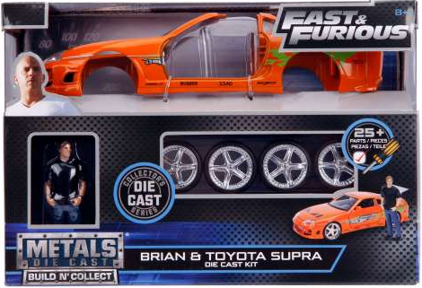 Toyota Supra Fast and Furious Bausatz inkl. Brian Figur - Jada  (1/24)