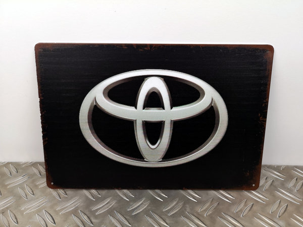 Toyota Logo - Blechschild