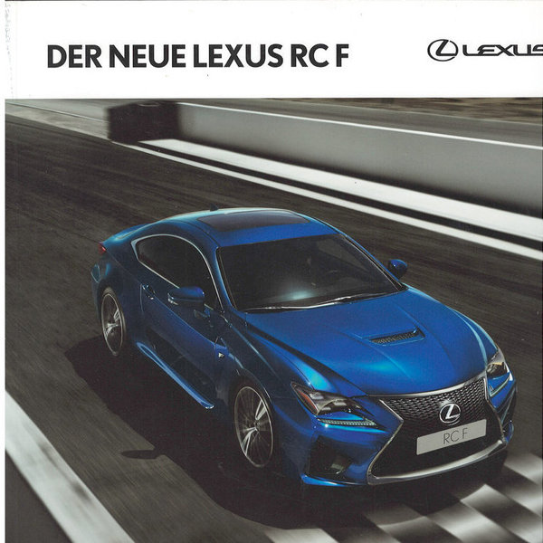 Lexus RC F Prospekt (04/2015)