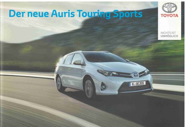 Toyota Auris Touring Sports 2013 - Pressemappe