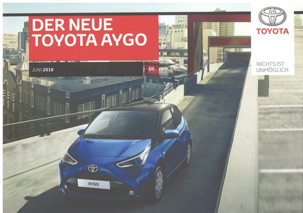 Toyota Aygo 2018 - Pressemappe