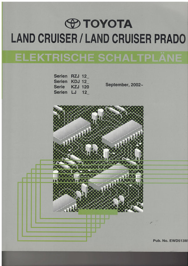 Toyota Land Cruiser J12 Werkstatthandbuch (2002) - Elektrische Schaltpläne